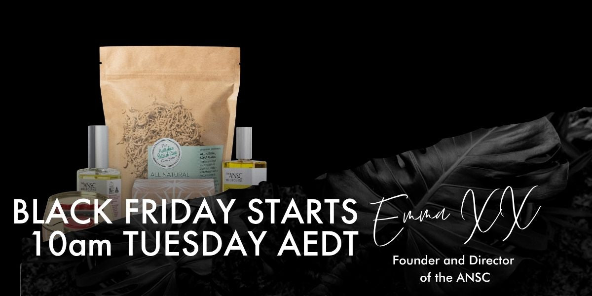 Black Friday at ANSC: real soaps, real savings (22–66% off)