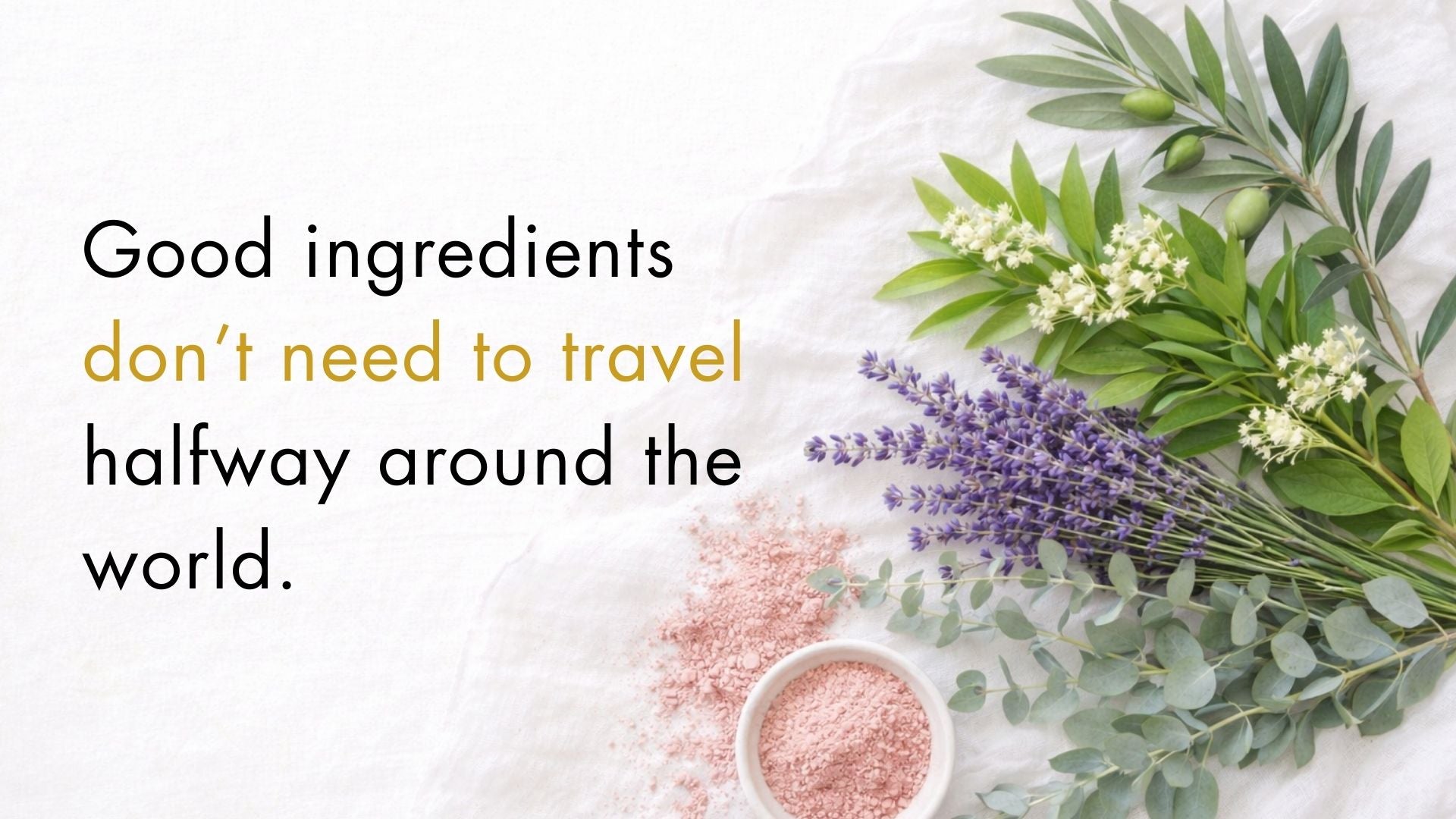 Why Australian ingredients matter to me