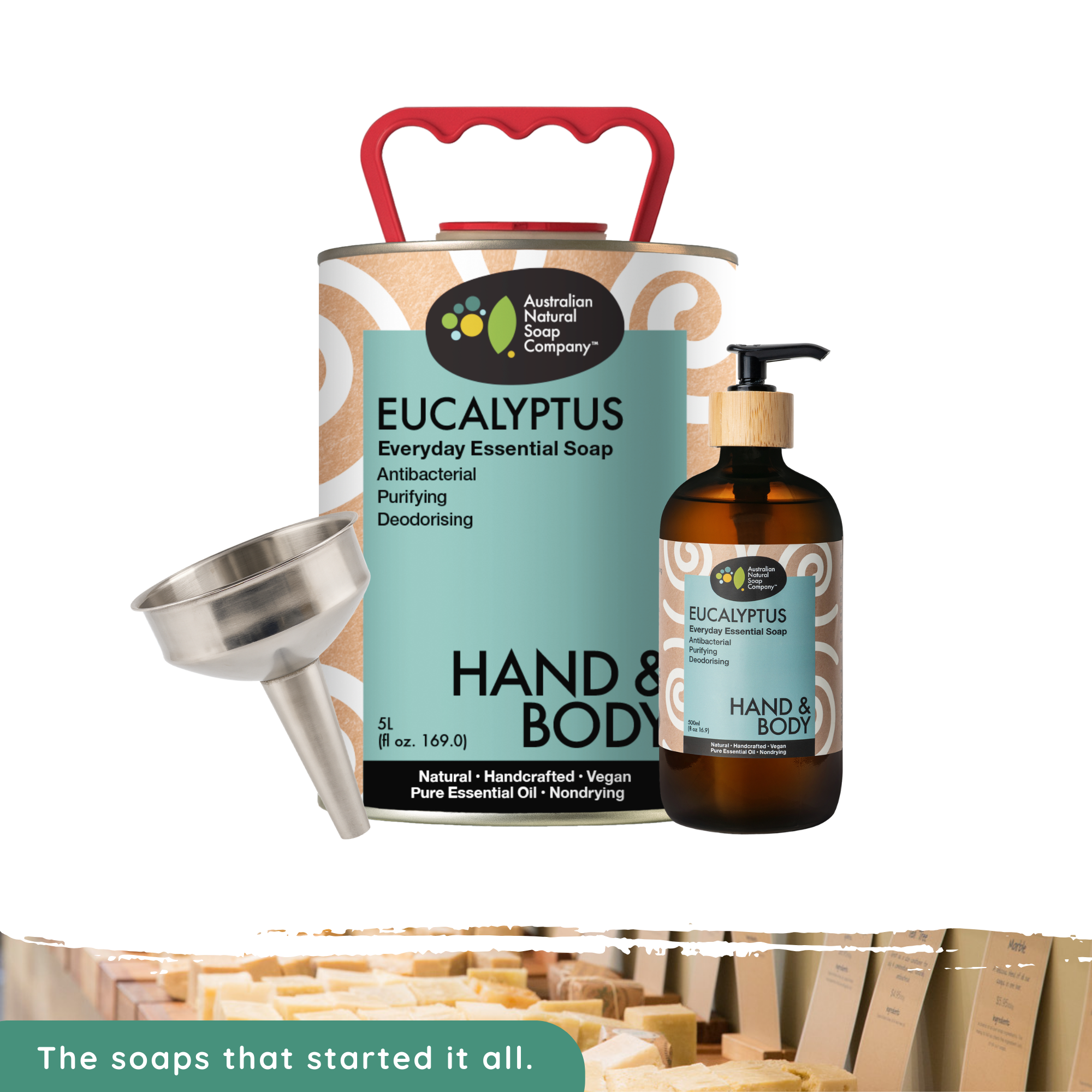 Eucalyptus 5L + 500ml + Funnel Bundle