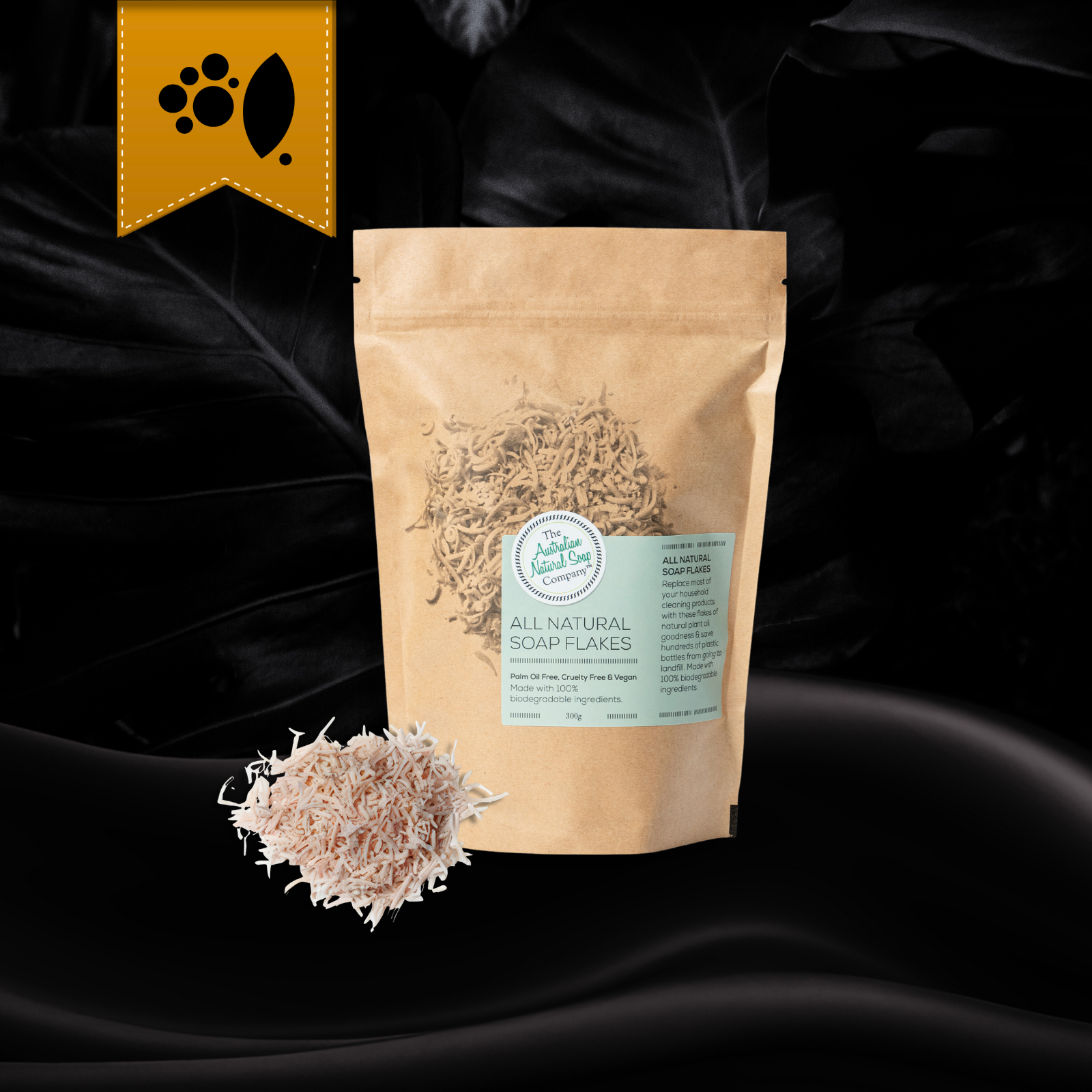 All Natural Rainbow Soap Flakes