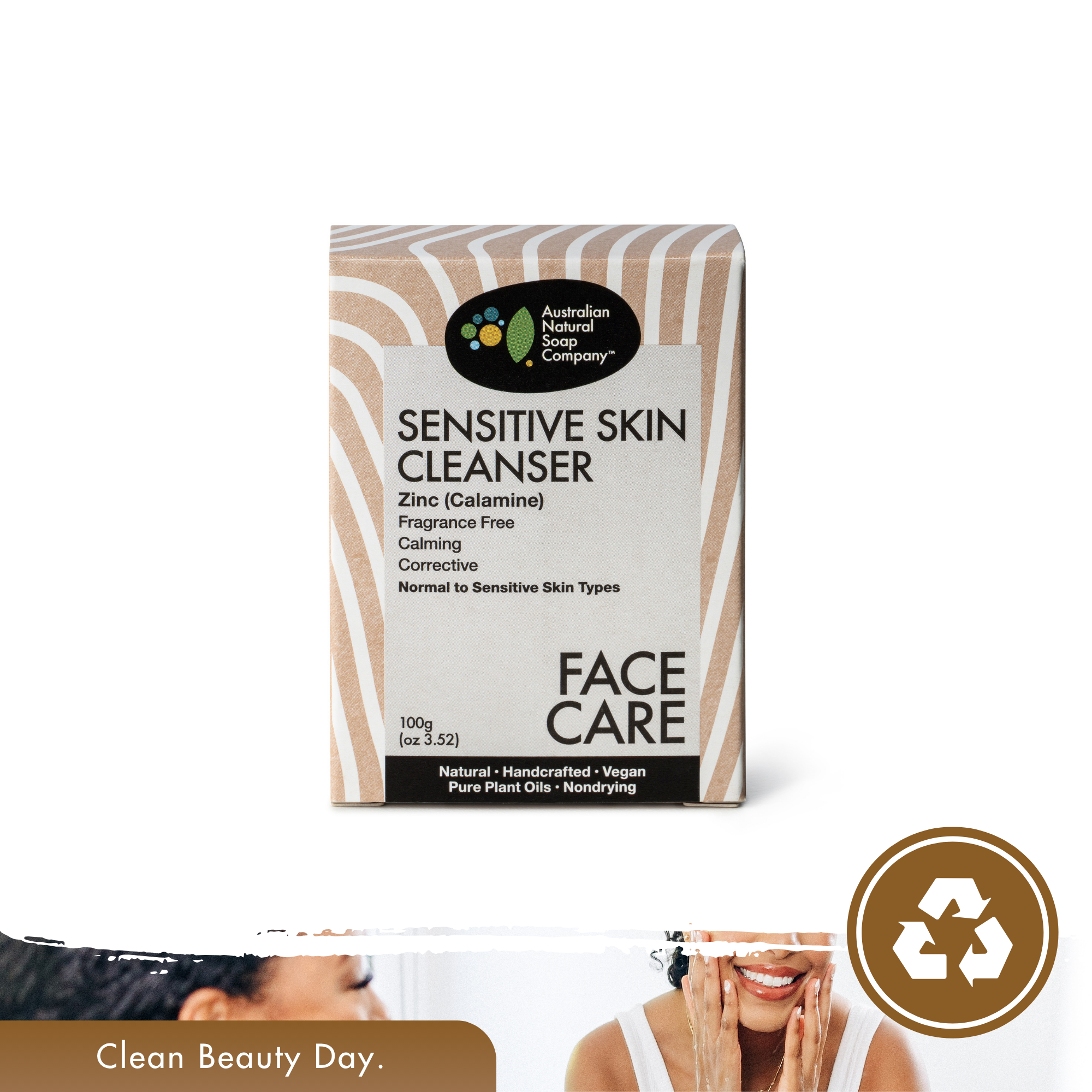 Sensitive Skin Facial Cleanser - Zinc (Calamine) (Buy 2 Get 1 Free)