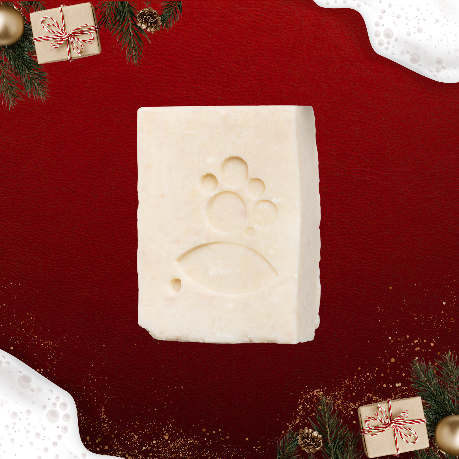 Candy Cane Christmas Soap