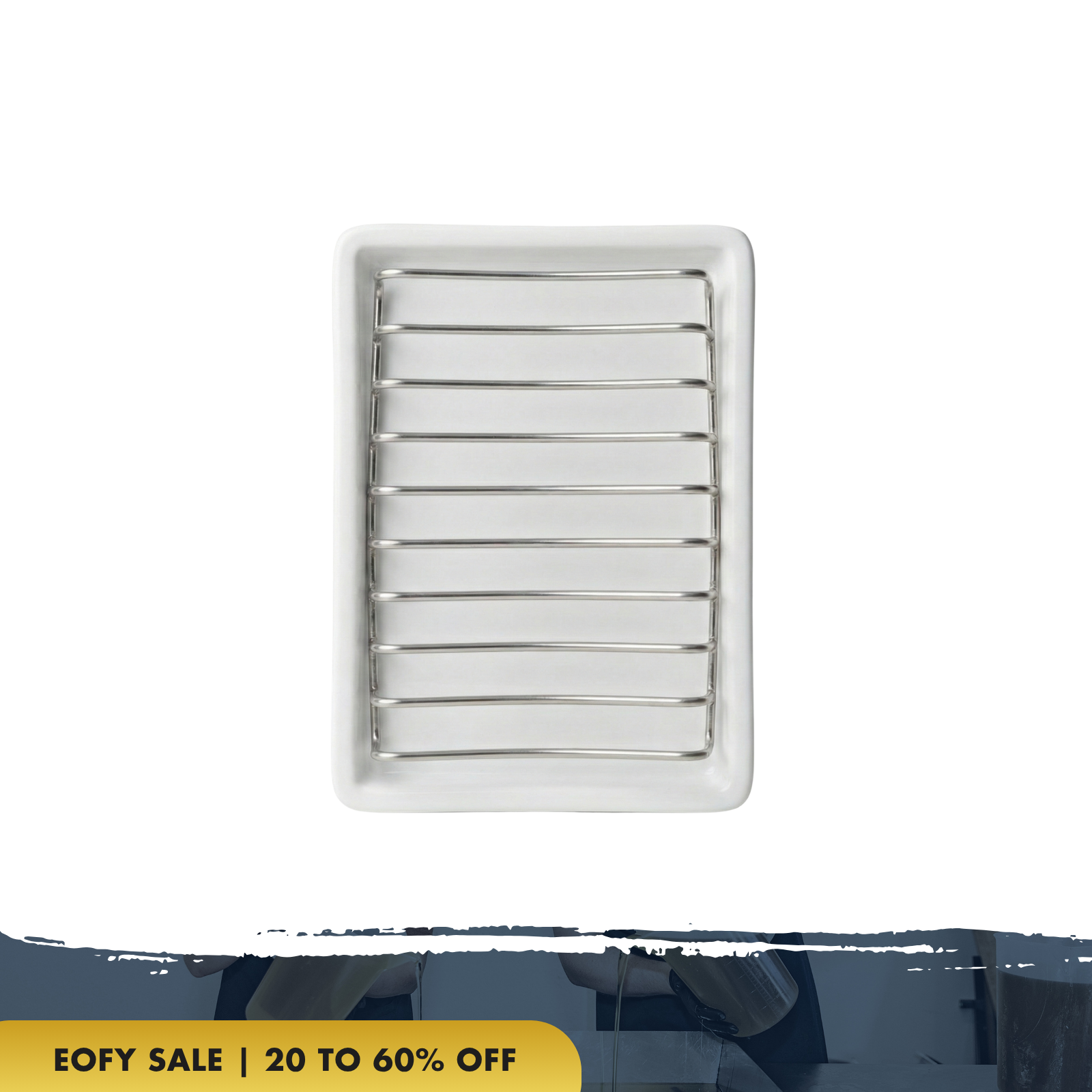 Ceramic Soap Holder White