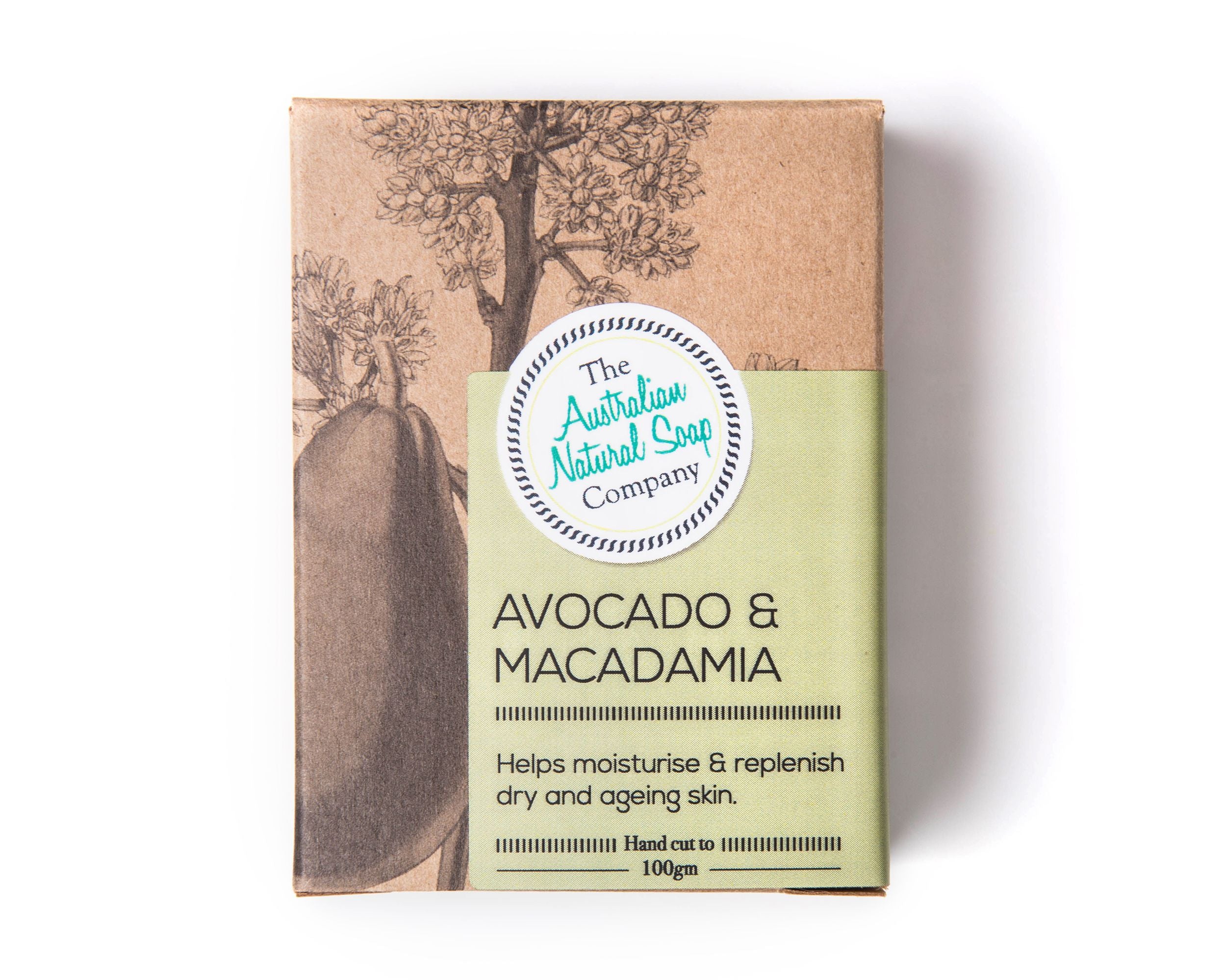 Avocado & Macadamia Soap 100g