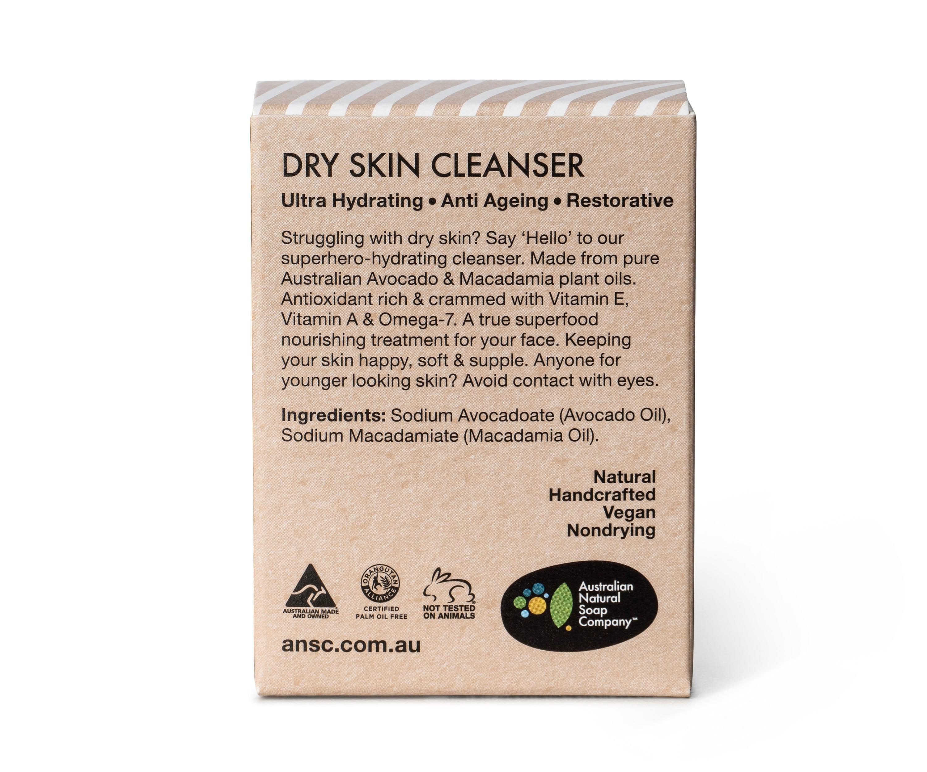 Dry Skin Facial Cleanser - Avocado & Macadamia Oils