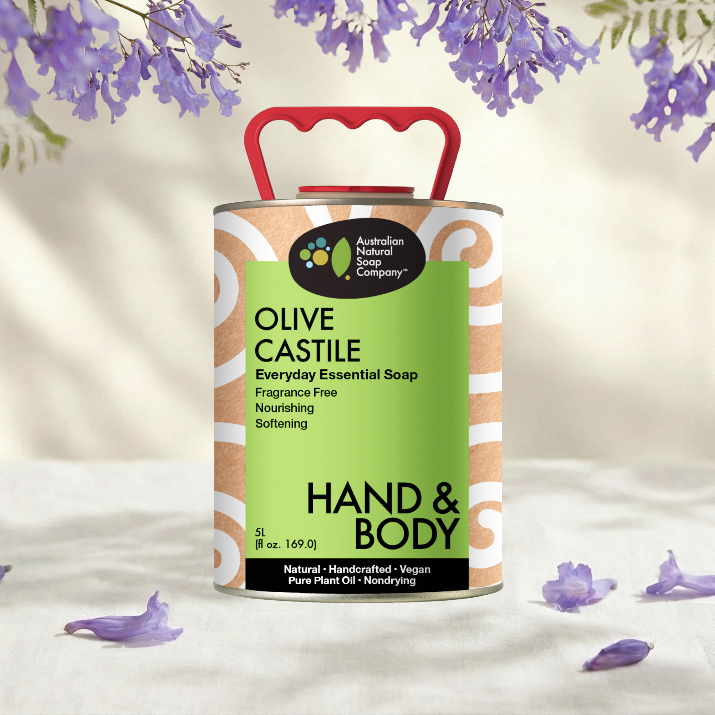Olive Castile Hand & Body Wash Bulk 5 Litres