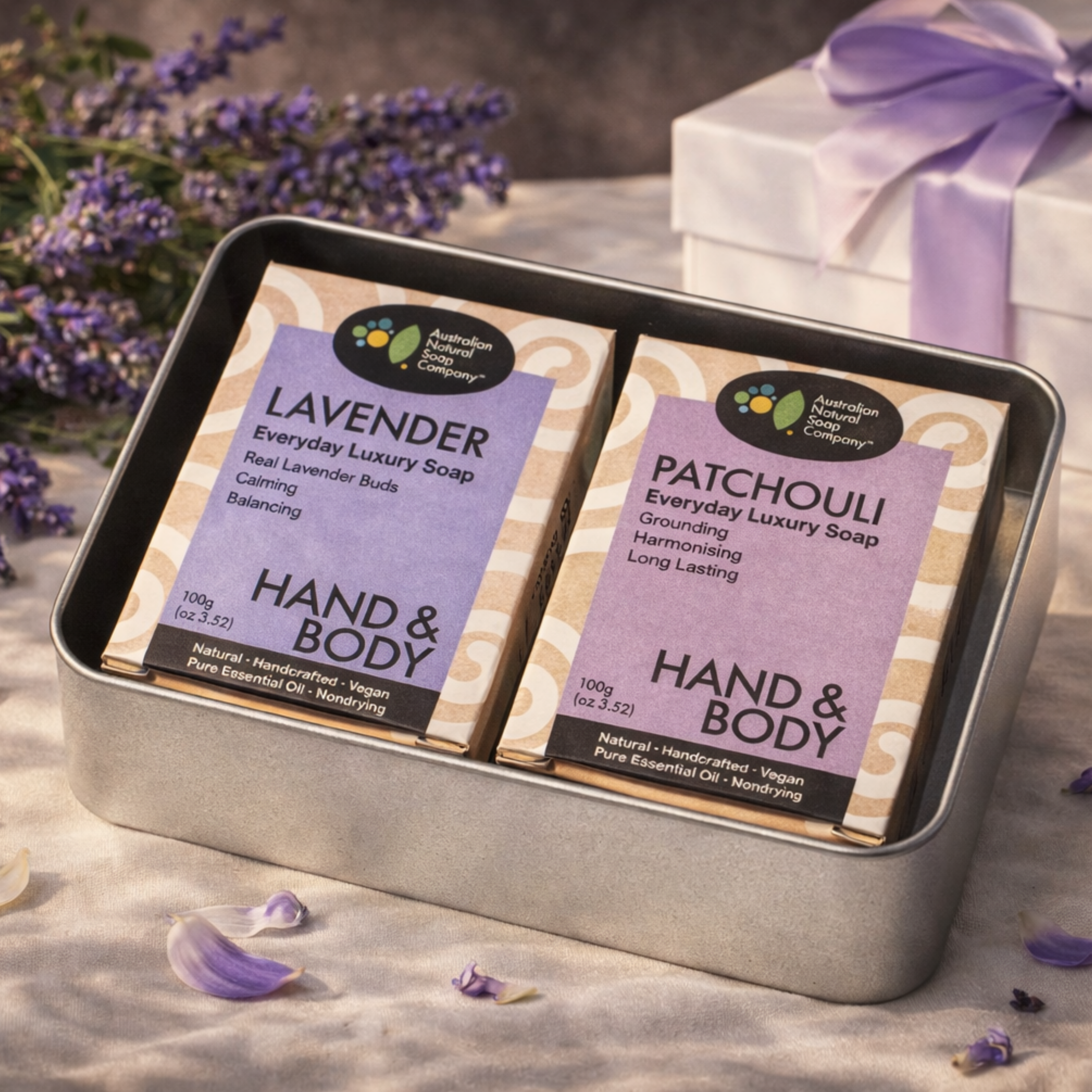 Valentine's True Love Tin – Lavender & Patchouli