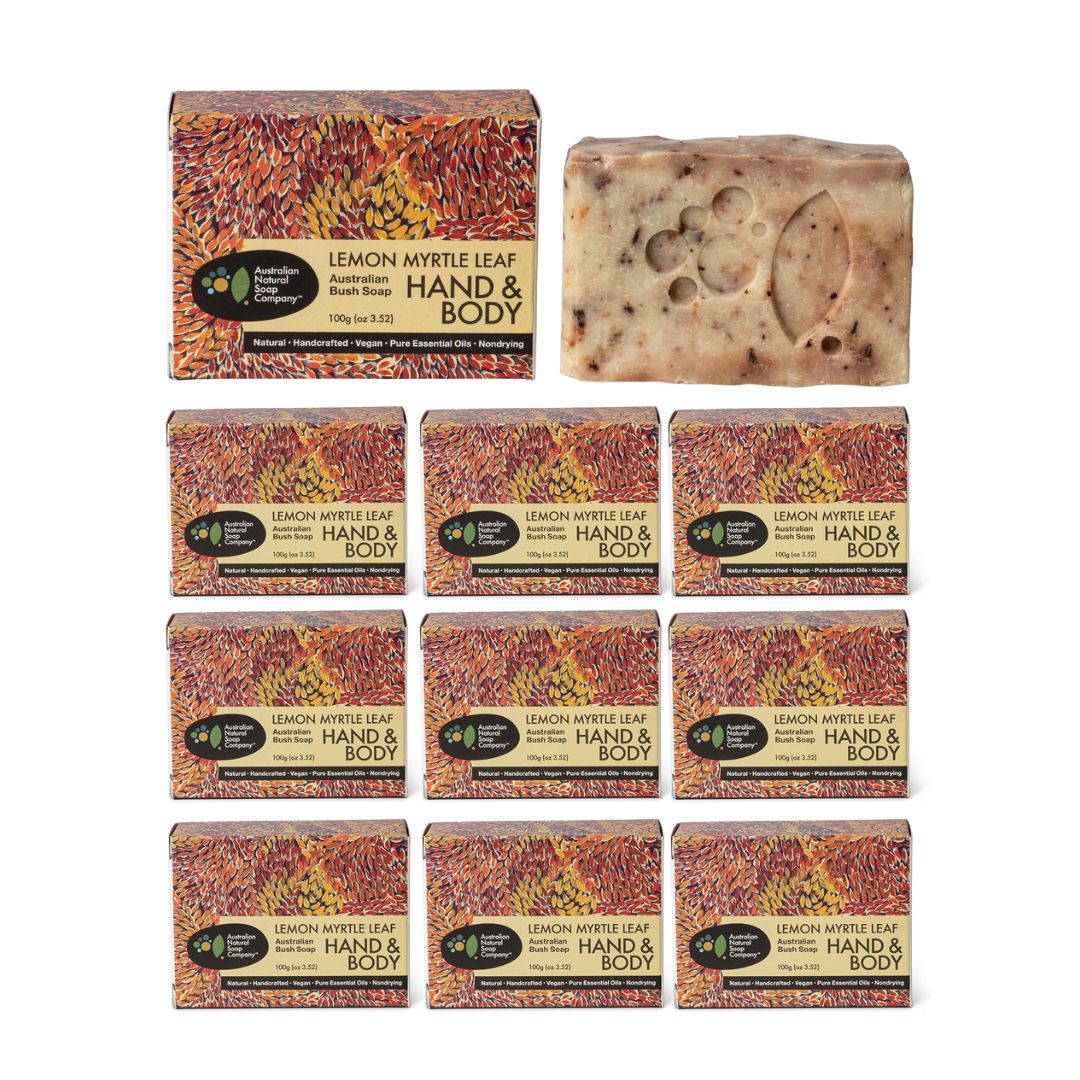 Last Chance Bundle — 10 x Lemon Myrtle Leaf Soap at 40% Off