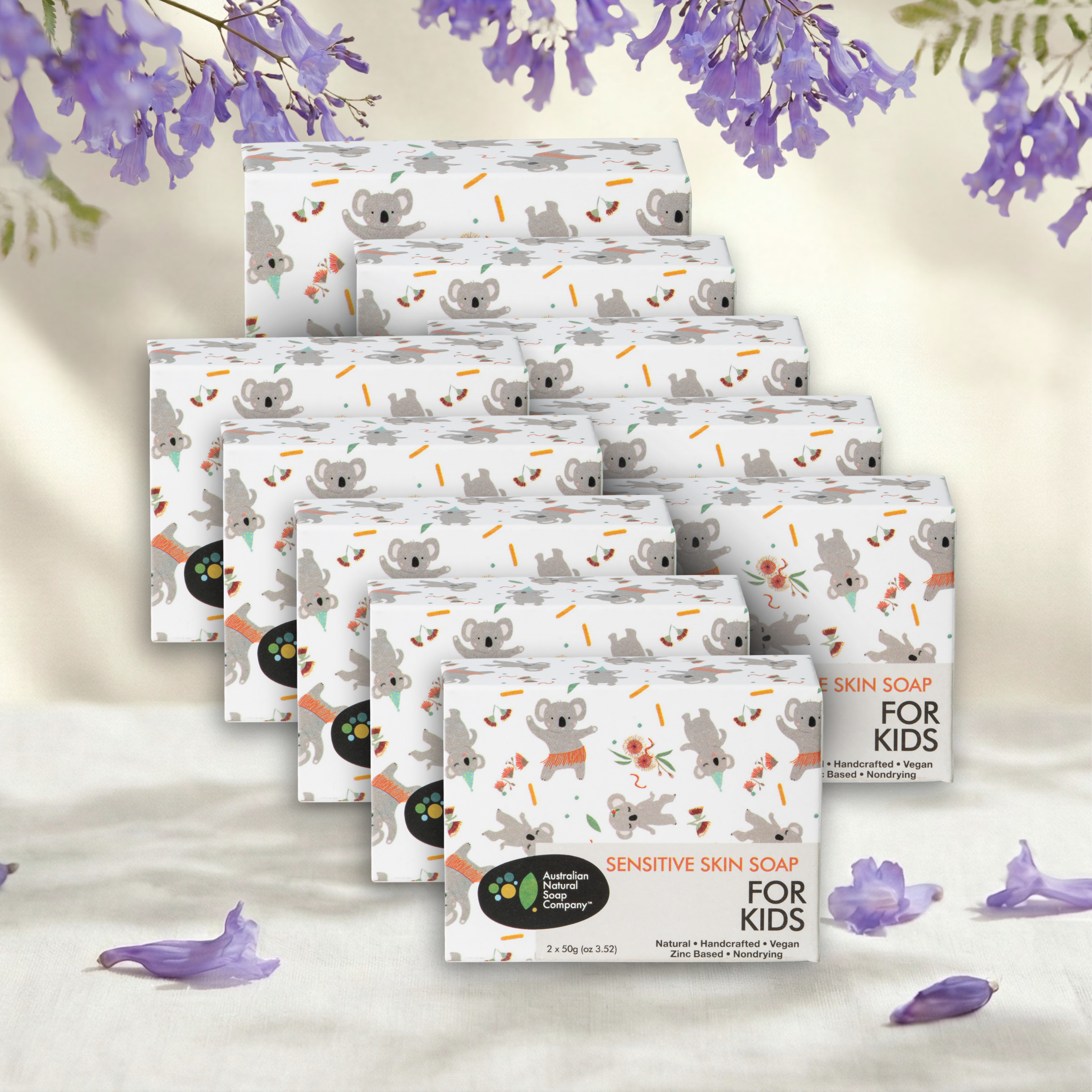 Sensitive Skin Soap For Kids - 10 Pack