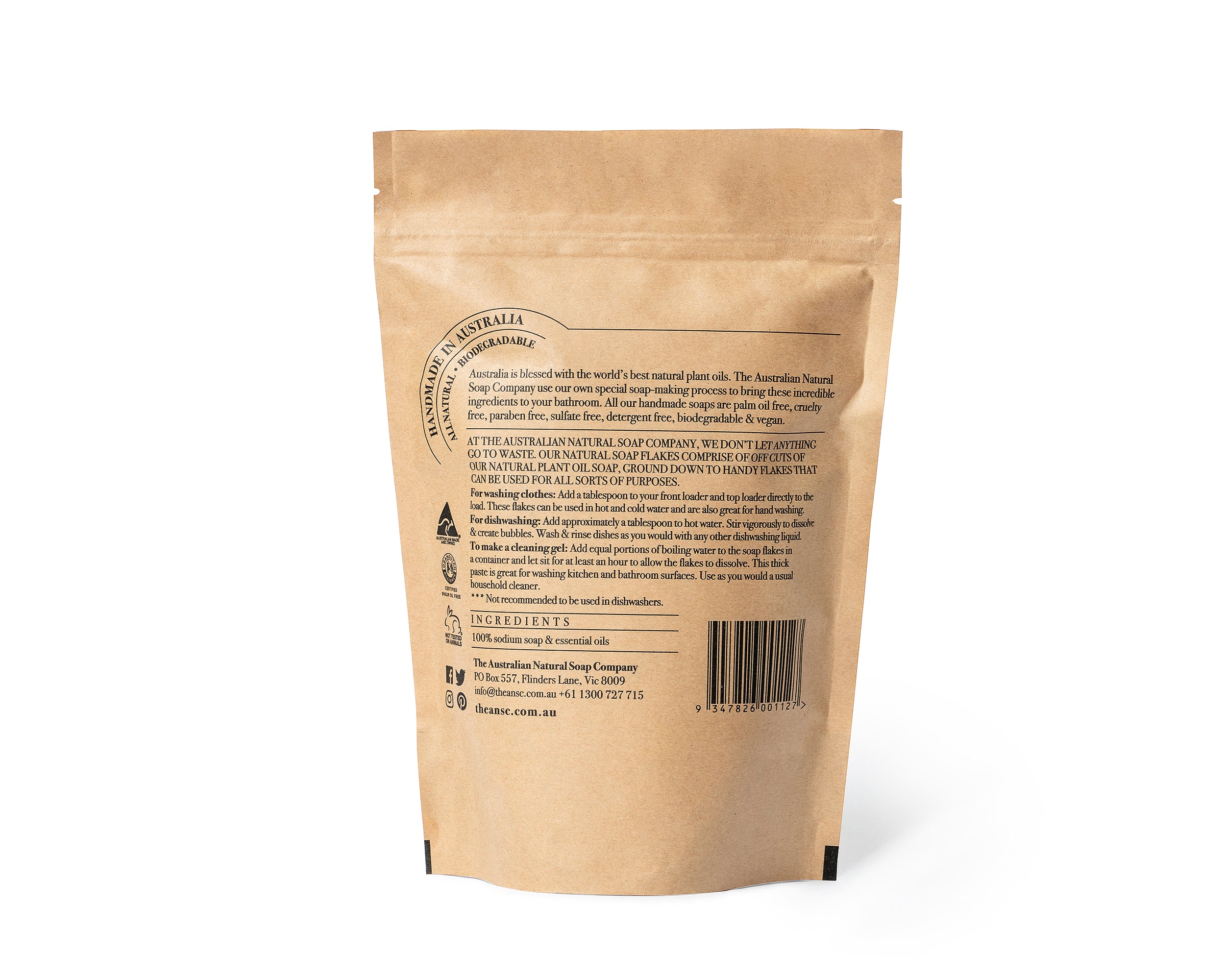 All Natural Rainbow Soap Flakes