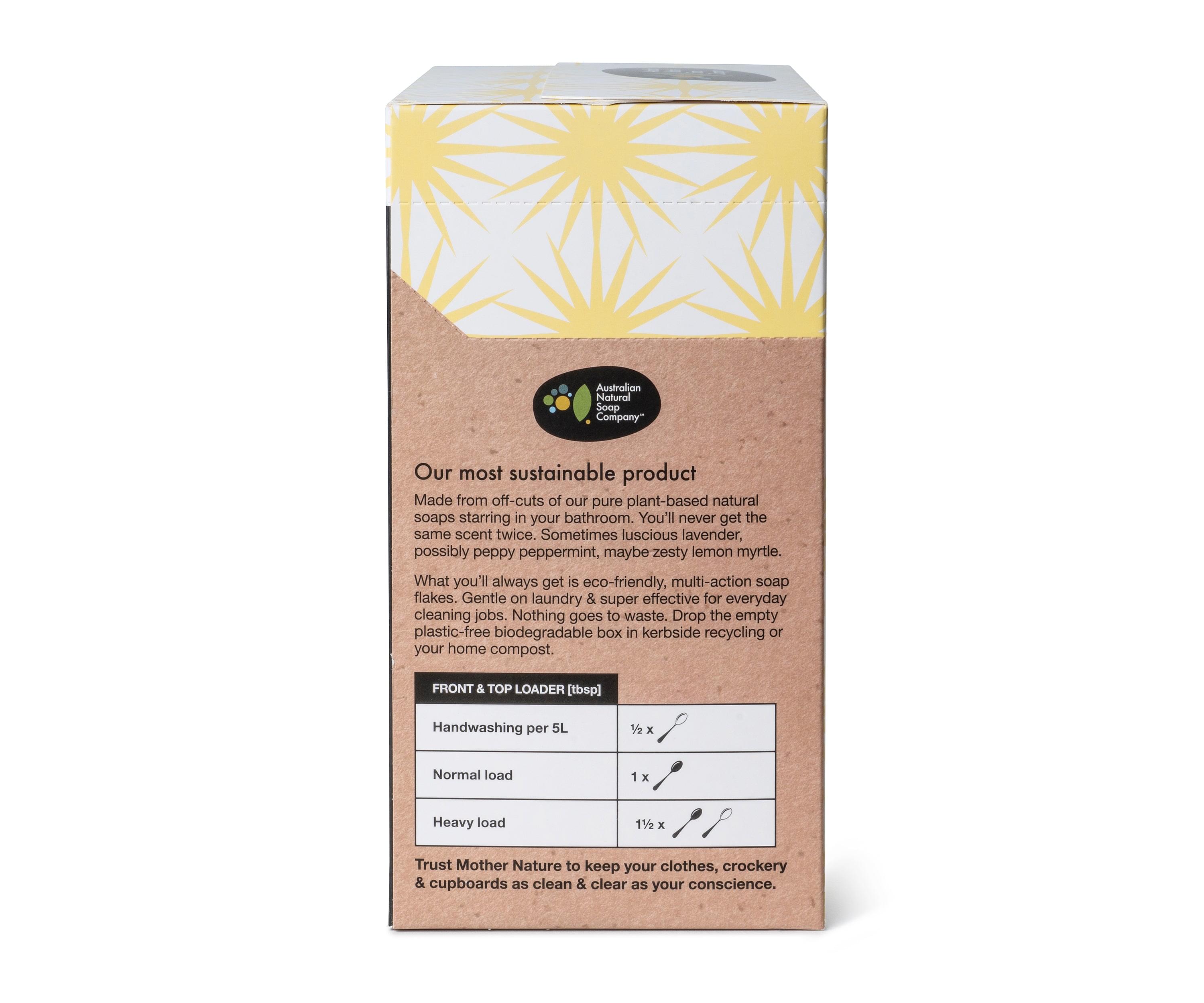 All Natural Soap Flakes - Recyclable Only Packaging