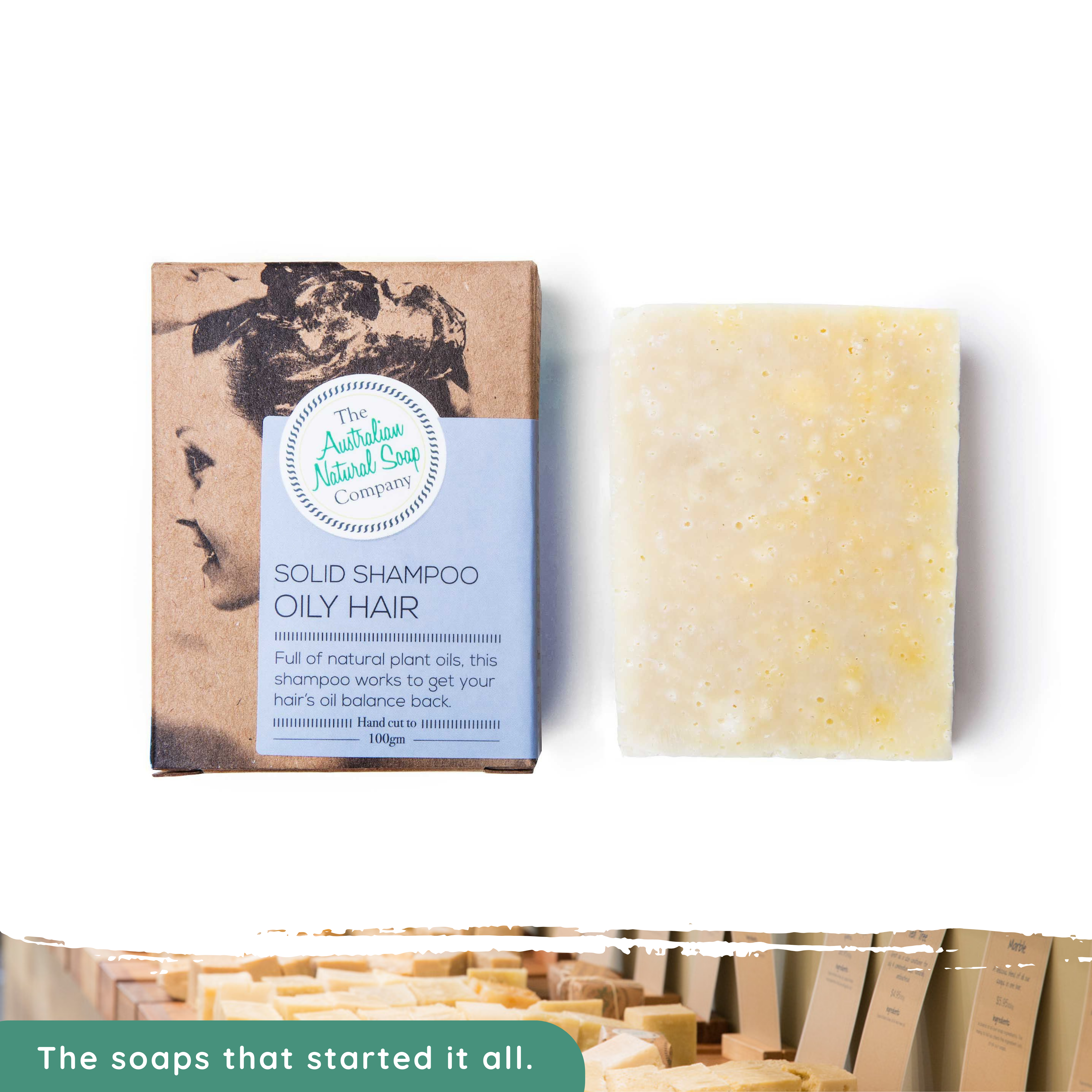 Heritage Solid Shampoo Bar Oily Hair
