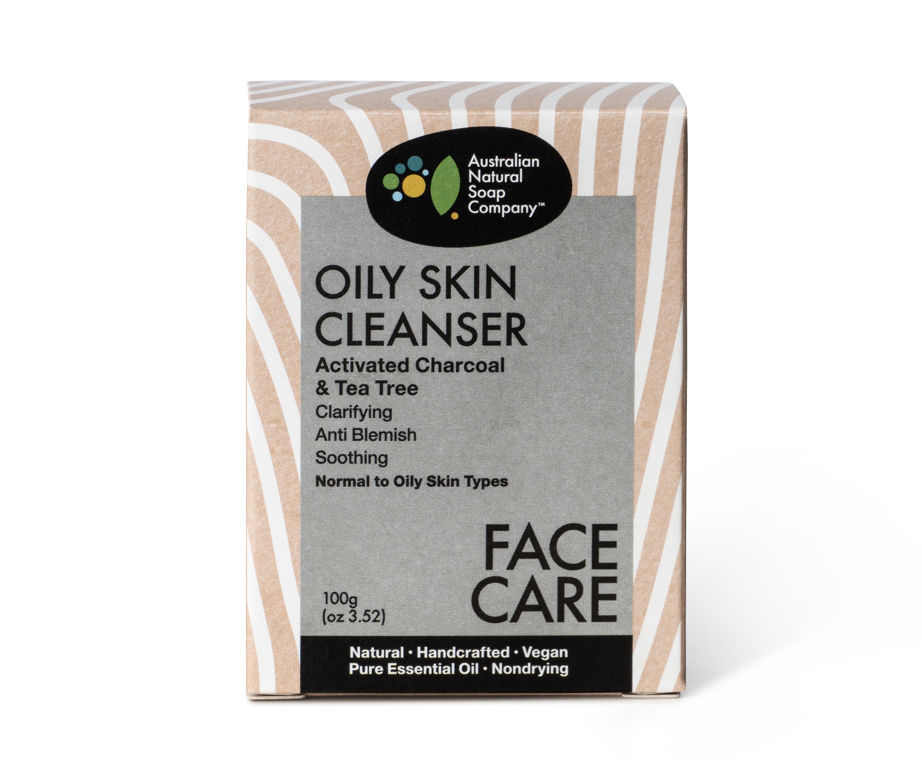 Oily Skin Facial Cleanser - Activated Charcoal & Tea Tree