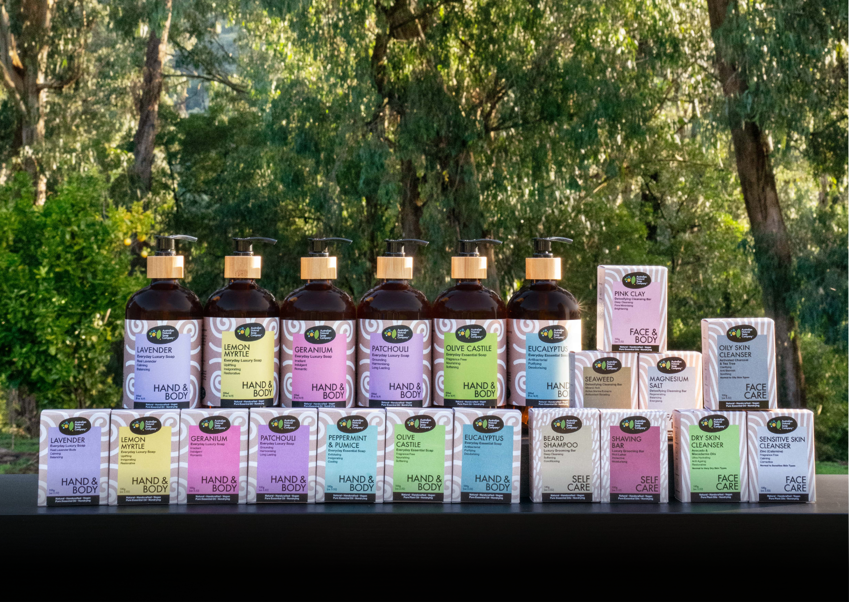 The Australian Natural Soap Company Range of products