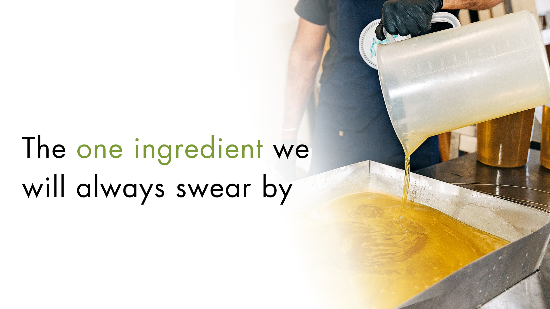 One ingredient. Here's why that's exactly right.