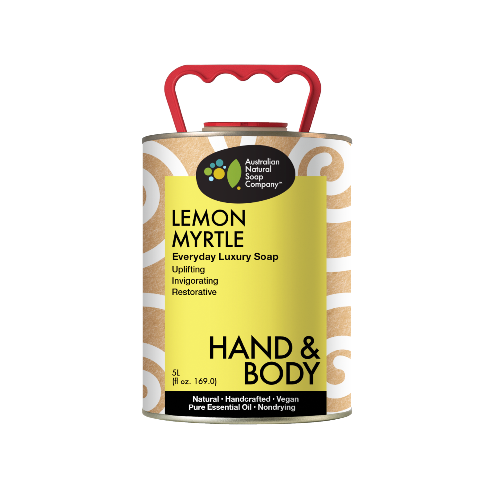 Lemon Myrtle Hand and Body Wash Bulk 5 Litres