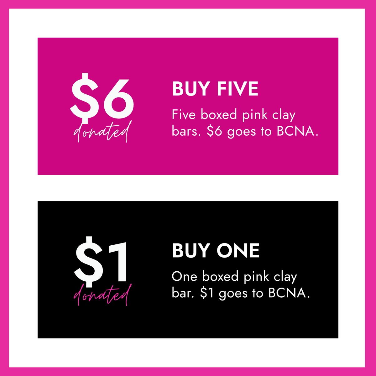 Pink Clay Five-Pack