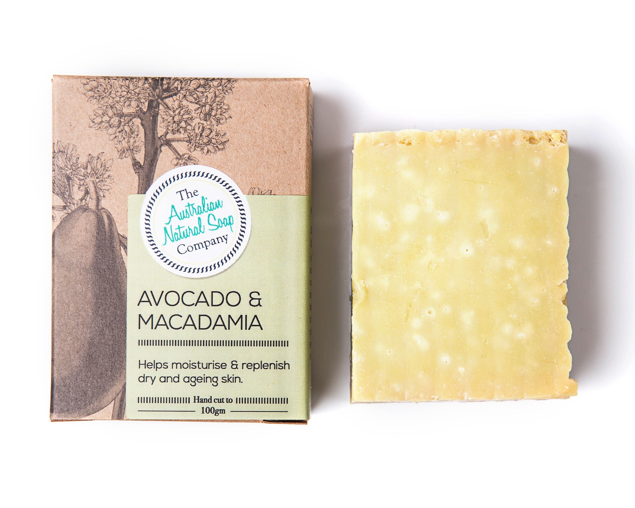 Avocado & Macadamia Soap 100g