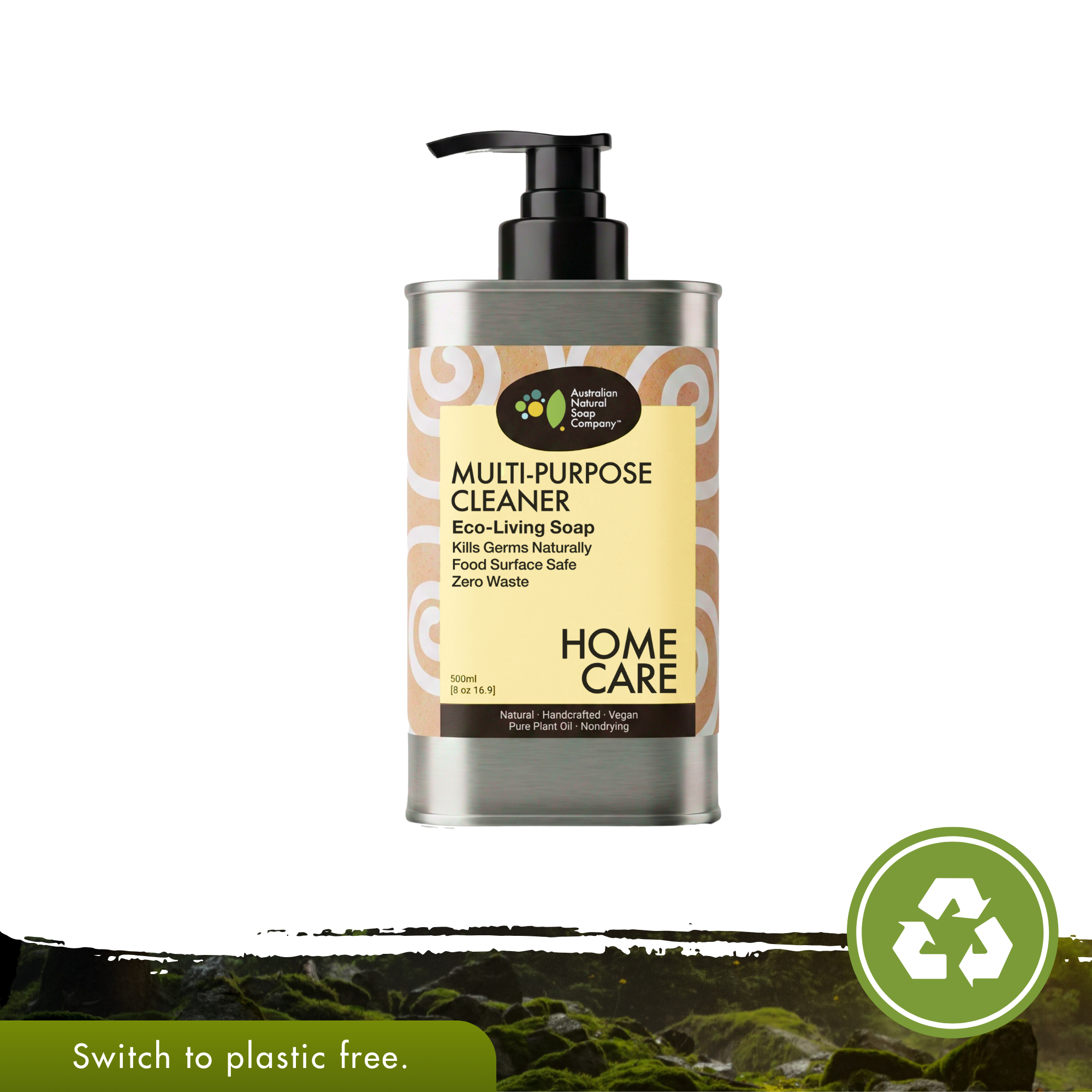 Multi-Purpose Cleaner 500ml Steel Bottle