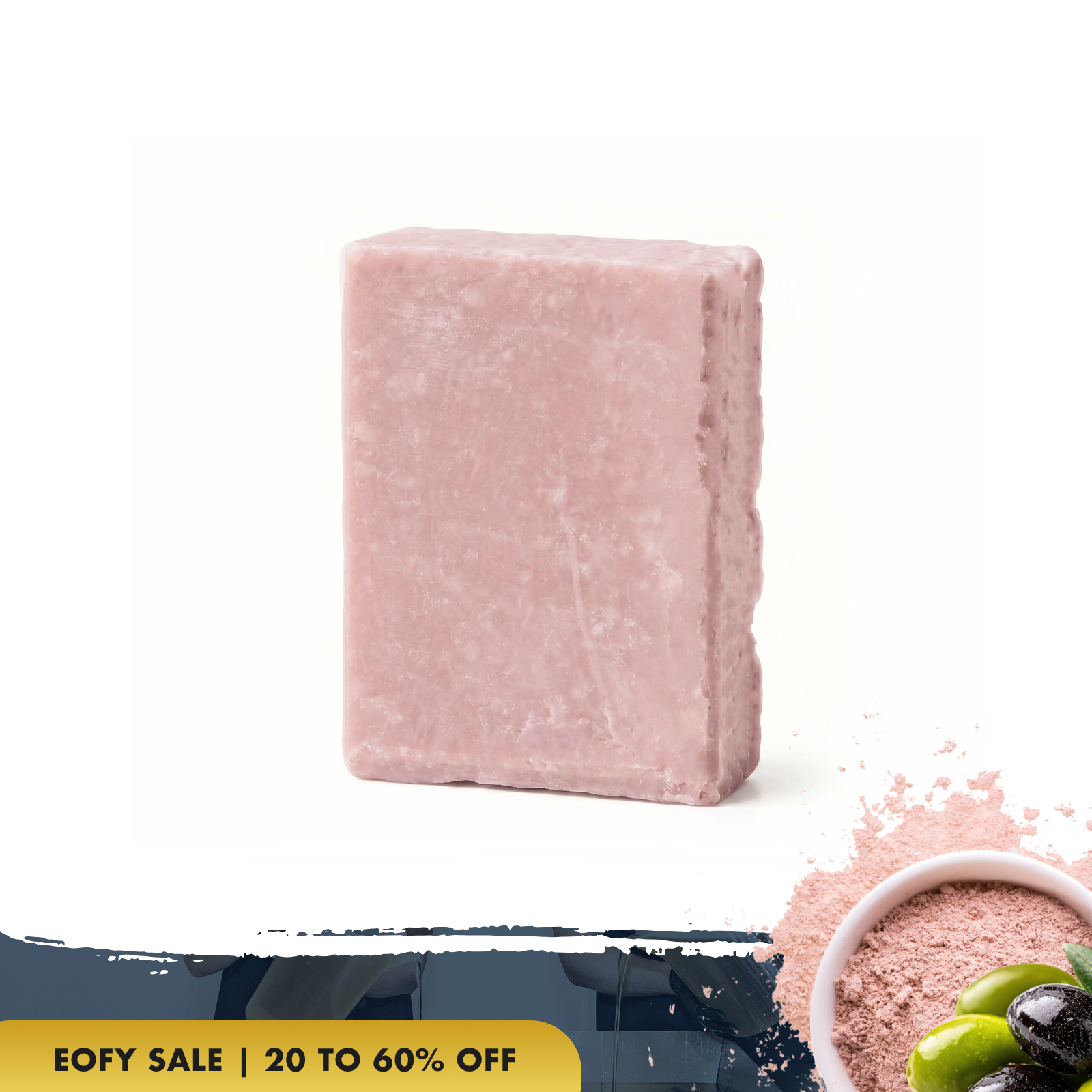 Pink Clay Olive Bar