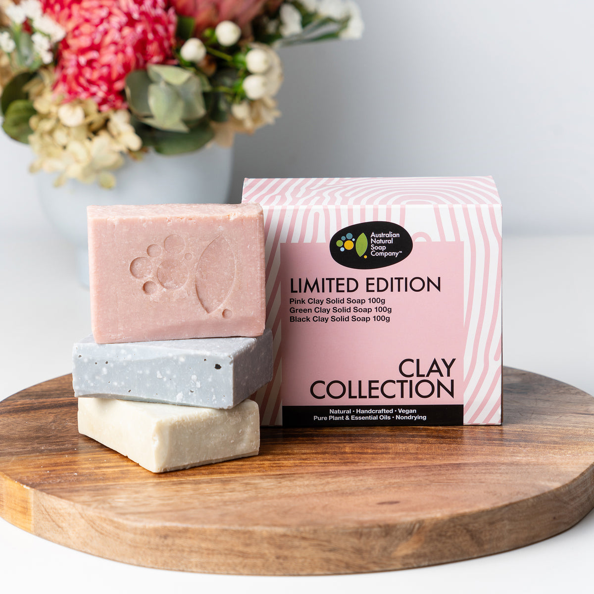 Australian Clay Collection Soap Pack Australian Natural Soap Company