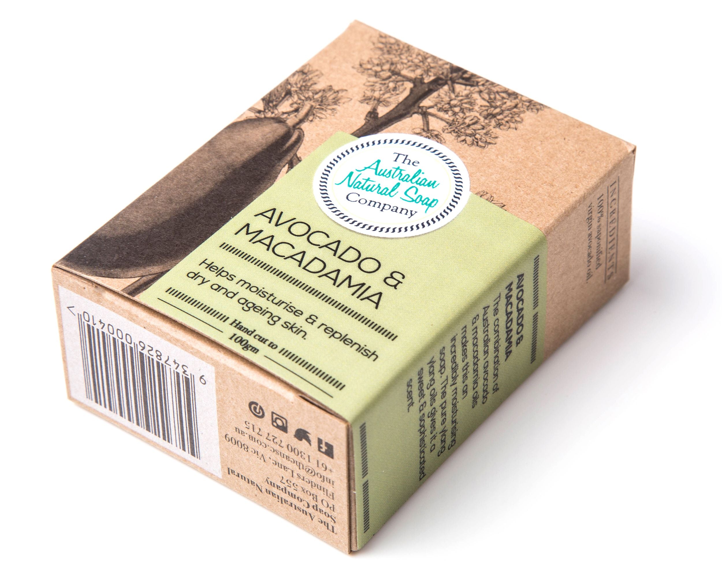 Avocado & Macadamia Soap 100g