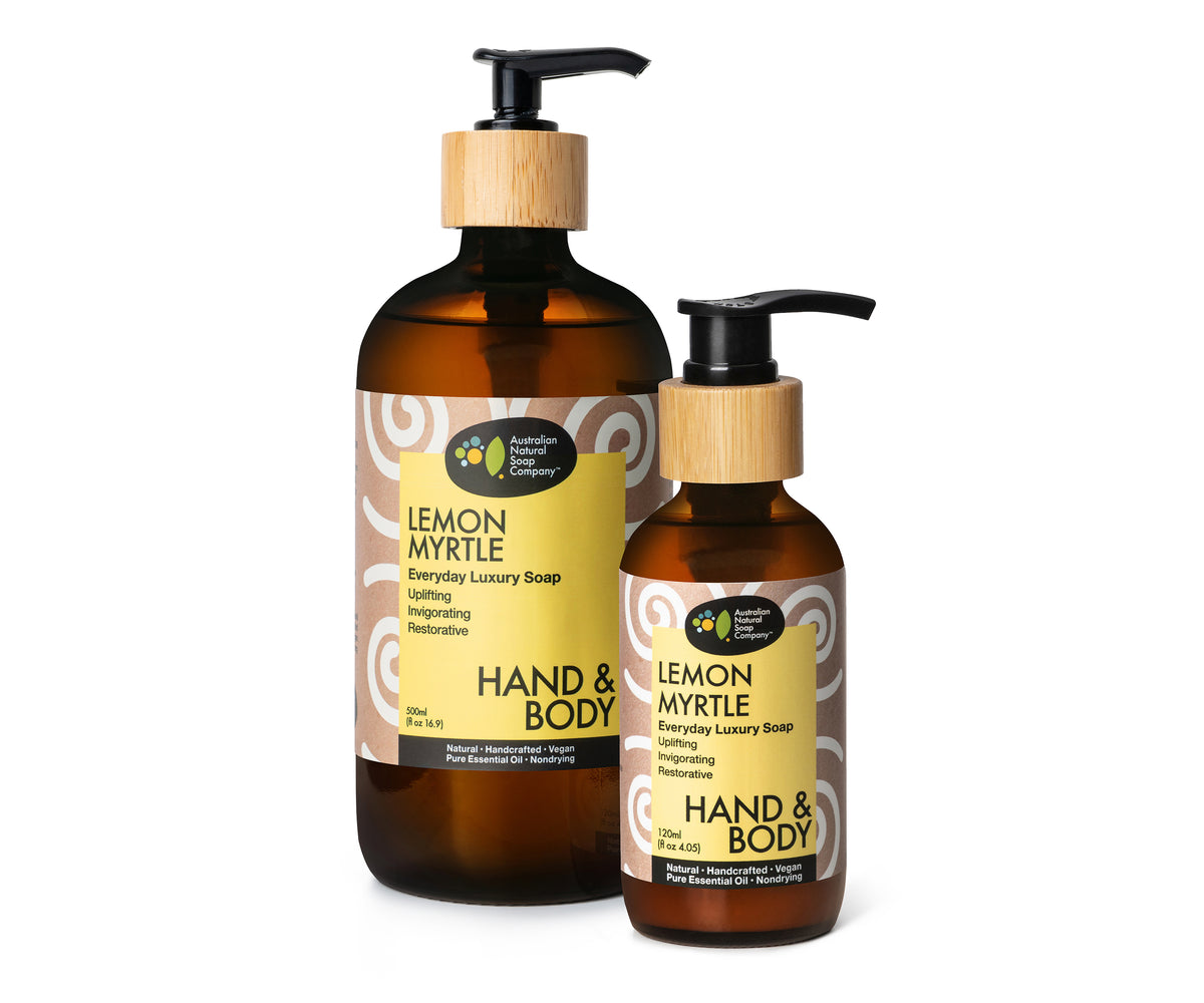 Lemon Myrtle Hand & Body Wash Australian Natural Soap Company